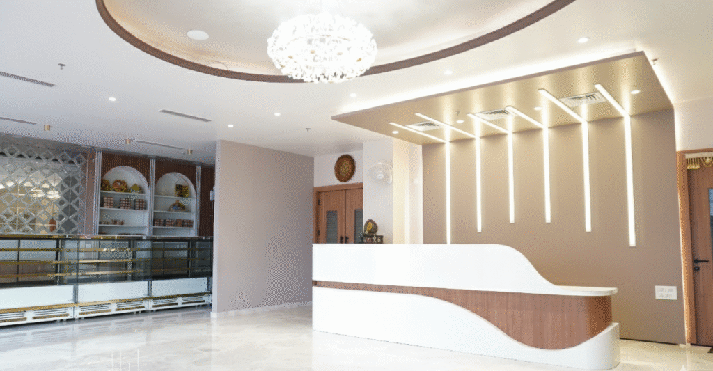 Chacha Inn Sangaria Hotel Reception Home BG